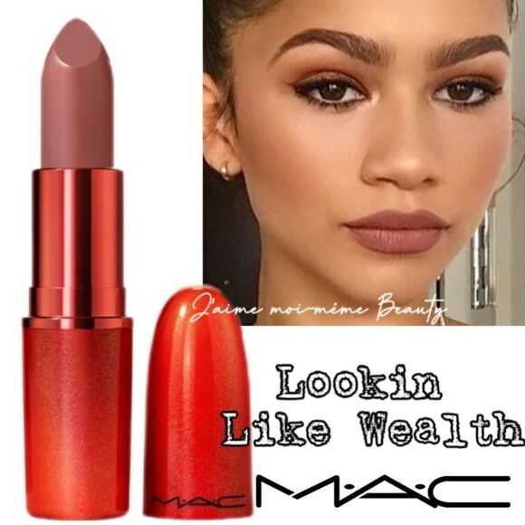 MAC Limited Edition Lipstick - Lookin Like Wealth (Matte Midtone Yellow Brown) - Picture 1 of 14